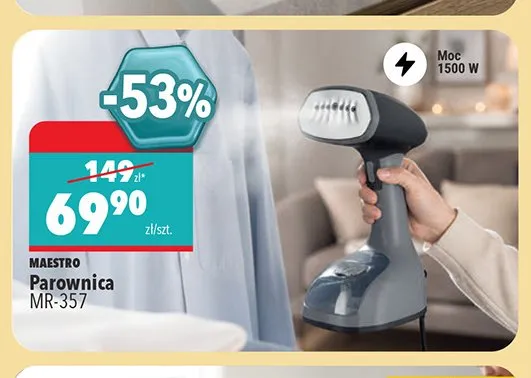 Parownica Maestro MR-357 promocja w Biedronka