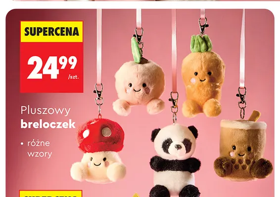 Pluszowy breloczek promocja w Biedronka