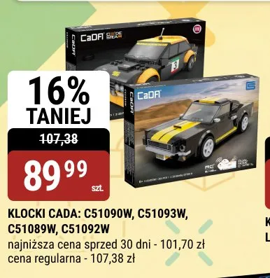Klocki CaDA promocja w bi1