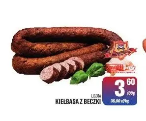 Kiełbasa z beczki Ligota promocja w Tomi Markt