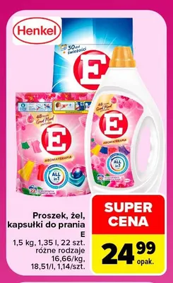 Żel do prania E promocja w Carrefour
