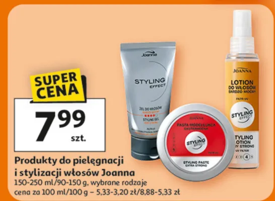 Produkty do pielęgnacji i stylizacji włosów promocja w Auchan
