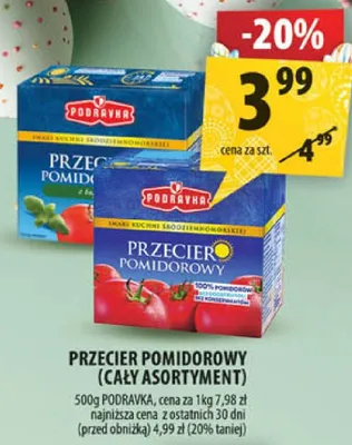 Przecier pomidorowy promocja w Arhelan