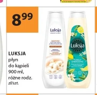Płyn do kąpieli Luksja Soothing Cotton Milk promocja w Drogerie Laboo