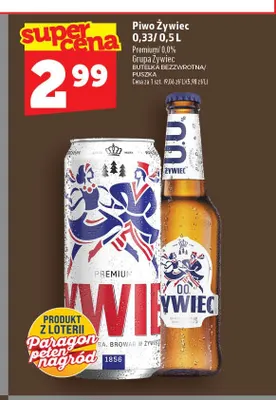 Piwo Żywiec Premium promocja w TOPAZ