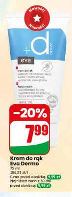 Krem do rąk Eva Dermo promocja w Dino