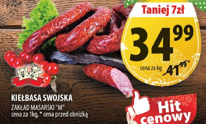 Kiełbasa swojska promocja w Arhelan