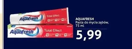 Pasta do zębów Aquafresh Total Effect promocja w Blue Stop