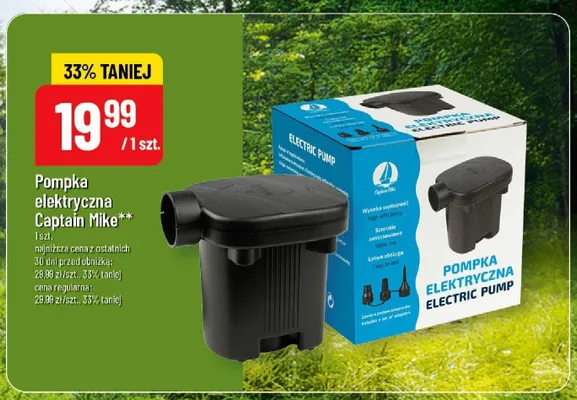 Pompka elektryczna Captain Mike promocja w POLOmarket