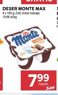 Deser Monte Max promocja w Stokrotka