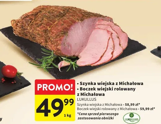 Szynka wiejska z Michałowa promocja w Intermarche