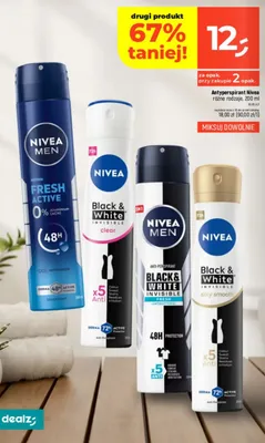 Antyperspirant Black & White Invisible Fresh promocja w Dealz