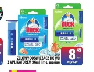 Żelowy odświeżacz do wc z aplikatorem Marine Duck promocja w Tomi Markt