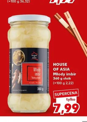 Młody imbir do sushi House of Asia promocja w Kaufland