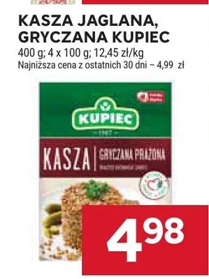 Kasza jaglana, gryczana Kupiec promocja w Stokrotka