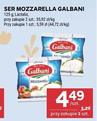 Ser mozzarella Lactalis promocja w Stokrotka