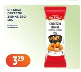 Orzeszki ziemne BBQ Dr. Ensa promocja w Leo Market