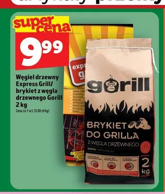 Brykiet z węgla drzewnego Gorill promocja w TOPAZ