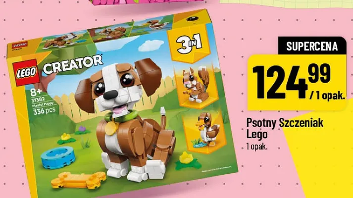 Klocki LEGO Creator Psotny Szczeniak promocja w POLOmarket