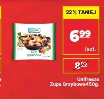 Zupa grzybowa Unifreeze promocja w API Market