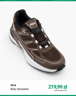 Buty wsuwane Fila promocja w Deichmann