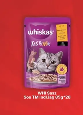 Karma dla kota Whiskas saszetka sos Tasty Mix indyk jagnięcina promocja w API Market