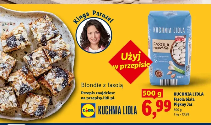 Fasola biała Piękny Jaś Kuchnia Lidla promocja w Lidl