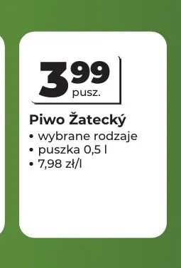 Piwo Žatecký promocja w Odido