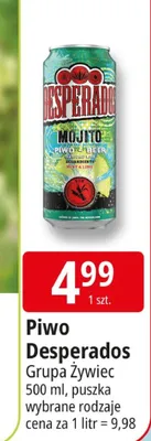 Piwo Desperados Mojito promocja w Leclerc