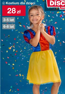 Kostium dla dzieci (3-5 lat, 6-8 lat, 9-11 lat) promocja w Woolworth