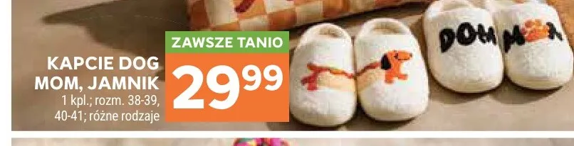 Kapcie Dog Mom Jamnik promocja w Stokrotka