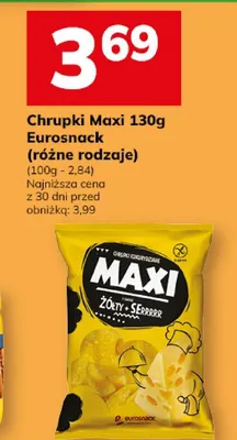 Chrupki Maxi różne rodzaje promocja w Hitpol