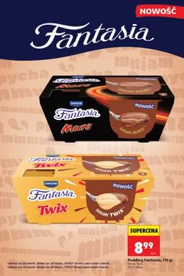 Pudding Fantasia Mars promocja w Biedronka