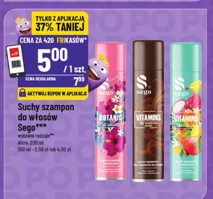 Suchy szampon do włosów promocja w POLOmarket