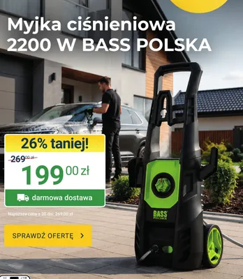 Myjka ciśnieniowa Bass Polska promocja w ERLI
