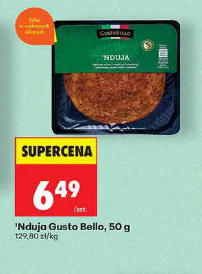 'Nduja Gusto Bello promocja w Biedronka