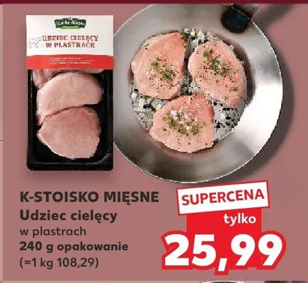 Udziec cielęcy w plastrach promocja w Kaufland