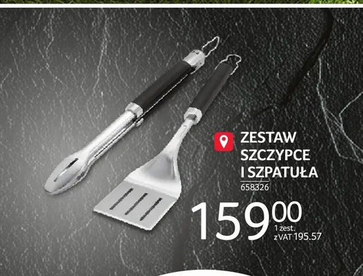 Zestaw szczypce i szpatuła Weber promocja w Selgros