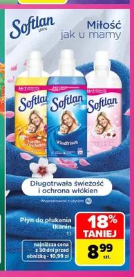 Płyn do płukania tkanin Softlan promocja w Carrefour