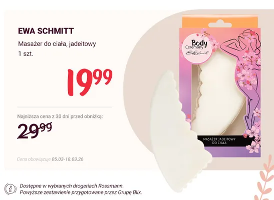 Masażer do ciała jadeitowy promocja w Rossmann