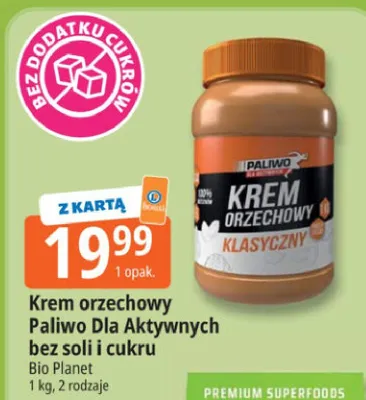 Krem orzechowy klasyczny bez soli i cukru promocja w Leclerc