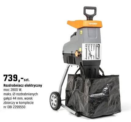 Rozdrabniacz elektryczny promocja w OBI