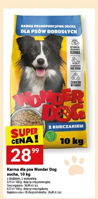 Karma dla psa Wonder Dog sucha z wołowiną promocja w Twój Market