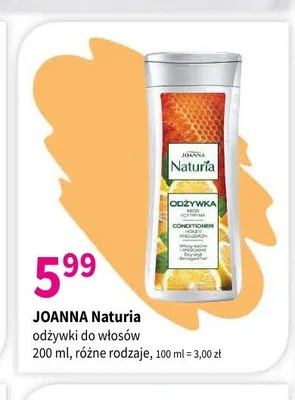 Odżywka do włosów Joanna Naturia promocja w Drogerie Polskie