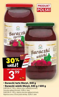 Buraczki wiórki Moryń promocja w Twój Market