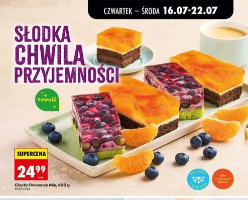 Ciasto Owocowy Mix promocja w Biedronka