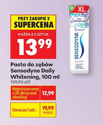 Pasta do zębów Daily Whitening promocja w Biedronka