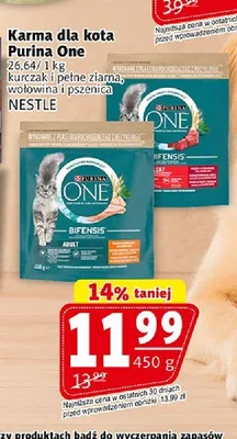 Karma dla kota Purina One kurczak i pełne ziarna promocja w Prim Market