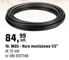 Rura montażowa 1/2" MDS promocja w OBI
