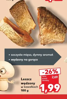 Leszcz wędzony w kawałkach promocja w Kaufland